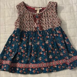 Matilda Jane Pink and Blue Floral Blouse